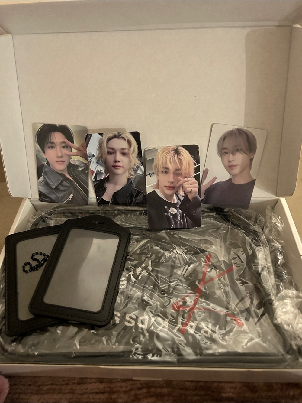 Stray Kids Stay the 5 star some tour crossbody stadium bag, and photo cards +